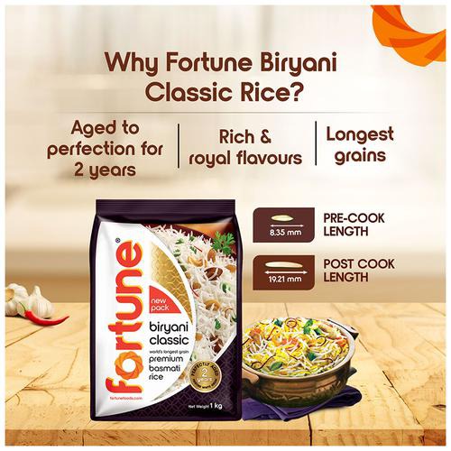 Fortune Classic Basmati RiceBasmati Akki - Biryani,