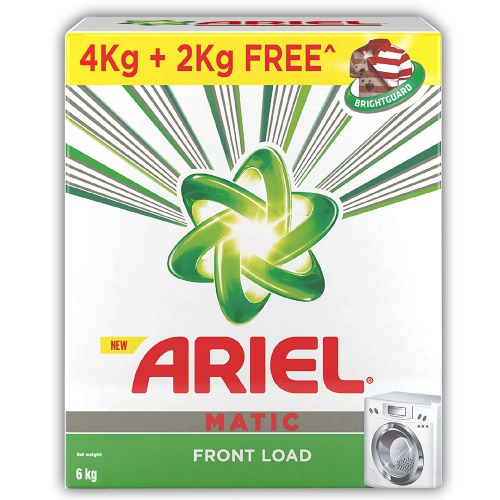 Ariel Matic Front Load Detergent Washing Powder 4kg+2kg