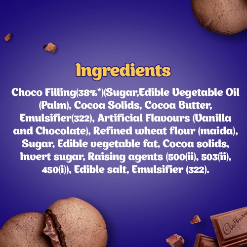 Cadbury Chocobakes Choc Filled Cookies, 150 g