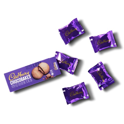 Cadbury Chocobakes Choc Filled Cookies, 150 g
