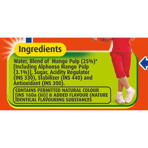 Real Fruit Power Juice, Mango, 1L (Pack of 2)