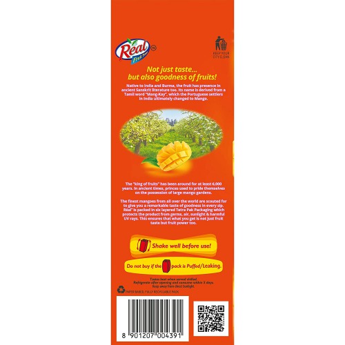 Real Fruit Power Juice, Mango, 1L (Pack of 2)