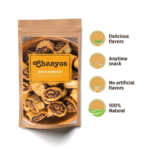 Chaayos Bhakarwadi (150g Pack)
