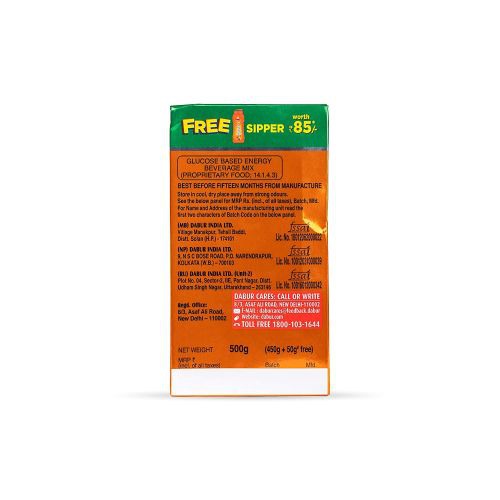 Dabur GlucoPlus-C Orange Energy Drink - Get Sipper Free
