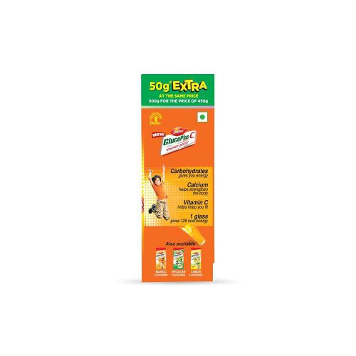 Dabur GlucoPlus-C Orange Energy Drink - Get Sipper Free