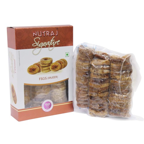 Nutraj Signature Dried Figs (Anjeer) 400g - Vacuum Pack