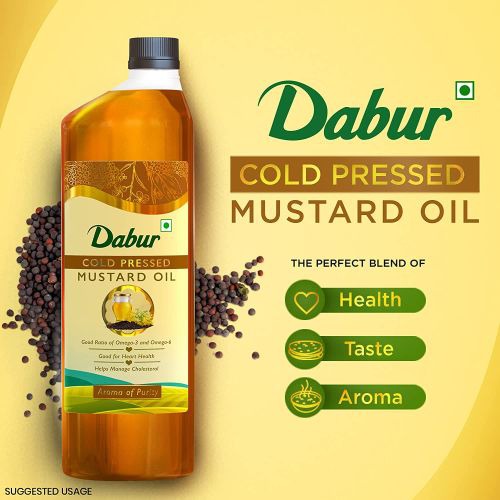 Dabur Cold Pressed Mustard Oil 
